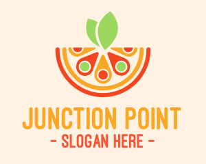 Citrus Location Spot logo design