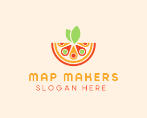 Citrus Location Spot logo design