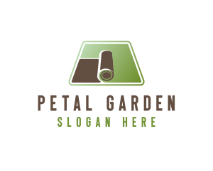 Grass Turf Lawn Care Landscaping logo design