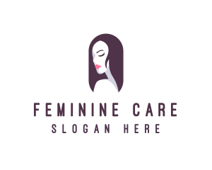 Feminine Beauty Hair logo design