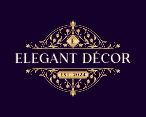 Flower Crest Decorative logo design