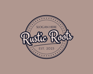 Rustic Fashion Business logo design