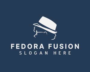 Fashion Fedora Hat logo design