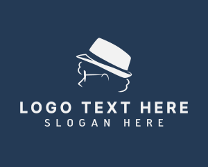 Sleek - Fashion Fedora Hat logo design