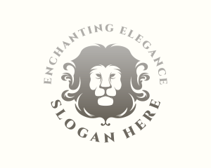 Elegant Lion Mane logo design