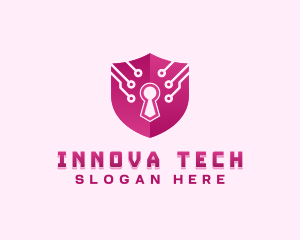 Shield Tech Security logo design