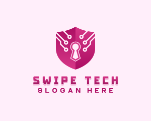 Shield Tech Security logo design