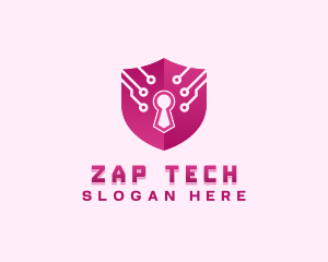 Shield Tech Security logo design