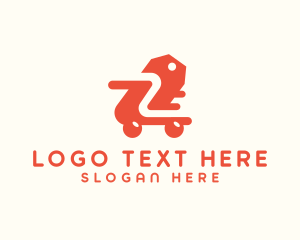 Shopping Cart Tag logo