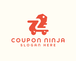 Shopping Cart Tag logo