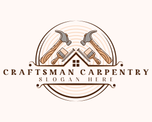 House Hammer Carpenter logo design