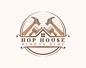 House Hammer Carpenter logo design