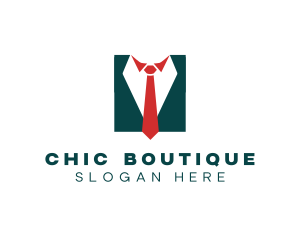 Professional Necktie Suit Outfit logo