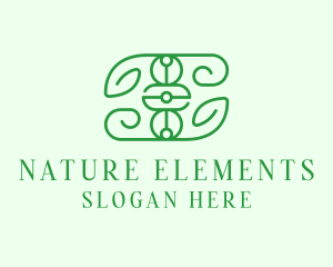 Natural Biotech Leaf logo design