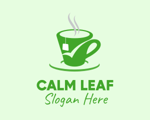 Green Tea Cup logo design