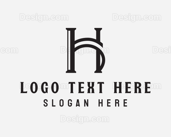 Simple Elegant Letter H Logo