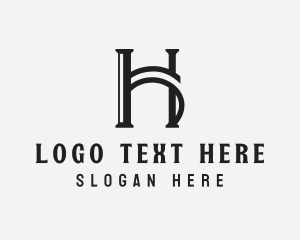 Simple Elegant Letter H logo