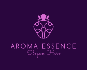 Floral Perfume Scent logo design