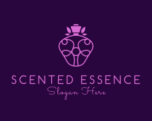 Floral Perfume Scent logo design