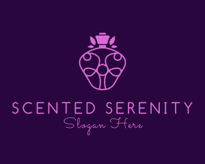 Floral Perfume Scent logo design