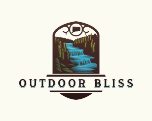 Adventure Waterfalls Park logo design