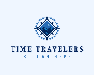 Compass Mountain Travel logo design