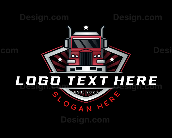 Truck Forwarding Vehicle Logo