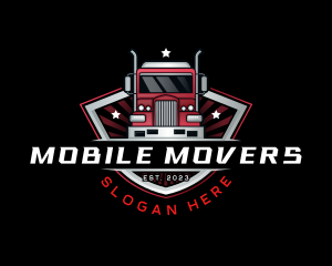 Truck Forwarding Vehicle logo design