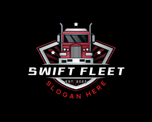 Truck Forwarding Vehicle logo design