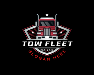 Truck Forwarding Vehicle logo design