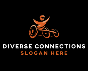 Paralympic Wheelchair Athlete logo