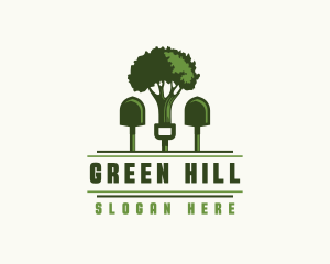 Shovel Tree Landscaping logo design