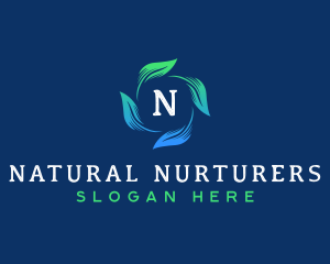 Natural Leaves Organic logo design