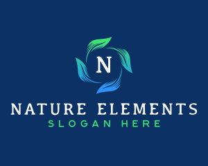 Natural Leaves Organic logo design