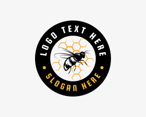 Bee Honeycomb Apiary logo