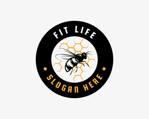 Bee Honeycomb Apiary logo