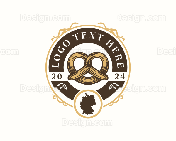 Germany Baked Pretzel Logo