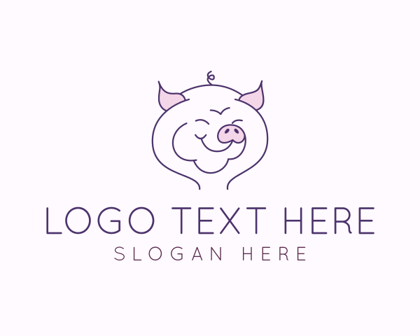 Piggery logo example 4
