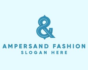 Modern Stylish Ampersand logo design