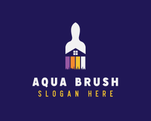 Paint Brush Renovation logo design