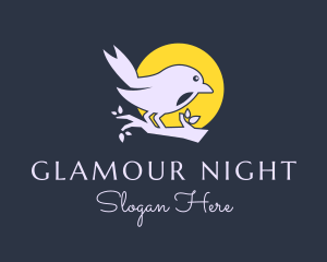 Night Bird Moon logo design