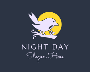 Night Bird Moon logo design