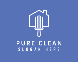 Squeegee Home Cleaning logo design