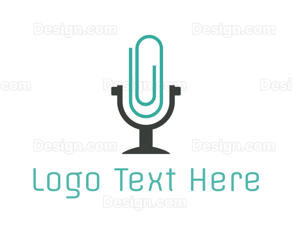 Paper Clip Podcast Logo