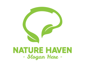 Green Natural Thinking logo design