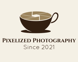 Coffee Cup Shutter Photography logo design