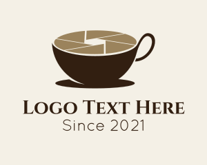 Java - Coffee Cup Shutter Photography logo design