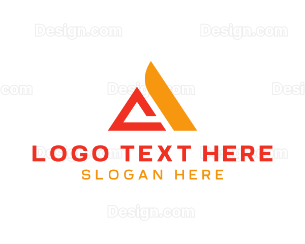 Logistics Mover Letter A Logo