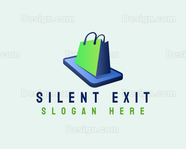 Online Shop Cellphone App Logo