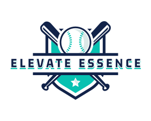 Baseball Sport League Logo